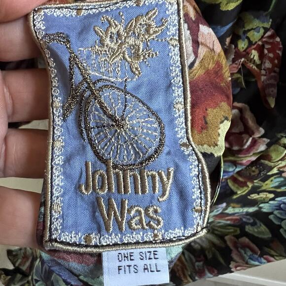 Johnny Was NEW Kimono Reversible Burnt Velvet Long Cardigan Pockets One Size - Picture 9 of 9